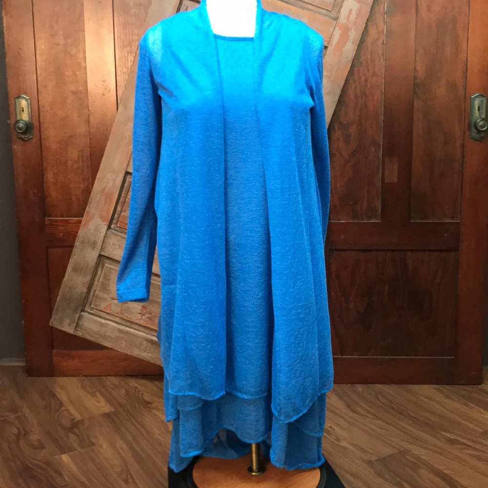 NWT Ronen Chen ladies cardigan and dress pair